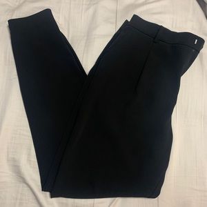 Uniqlo black tapered trousers Small NWOT
